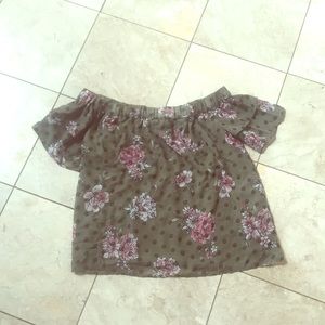Off shoulder top
